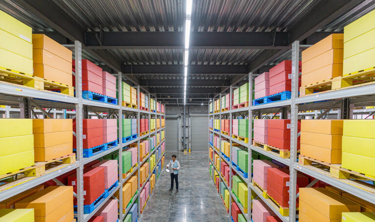 Product categories in stock
